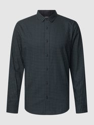 Vrijetijdsoverhemd met all-over motief van Esprit Collection Zwart - 42