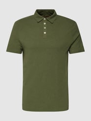 Poloshirt mit Logo-Stitching Modell 'Paul' von MOS MOSH Grün - 24