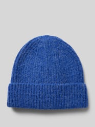 Beanie mit breitem Umschlag Modell 'GILA' von Vero Moda Blau - 48