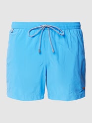 Badehose mit Label-Detail von Zeybra Blau - 31
