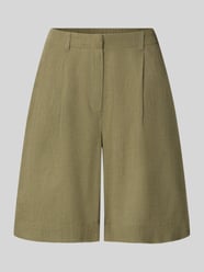 comfort fit shorts van een katoen-linnenmix model 'CAIA' van VERO MODA - 35