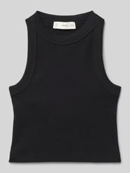 Tanktop mit gerippten Abschlüssen von Mango - 26