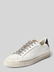 Sneaker Low aus Rindsnappa mit Logo-Prägung von La Martina - 27