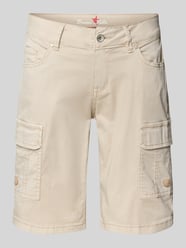 Cargoshorts mit 5-Pocket-Design von Buena Vista Beige - 3