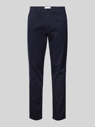 Slim fit chino in effen design, model 'NEW Miles' van SELECTED HOMME - 13