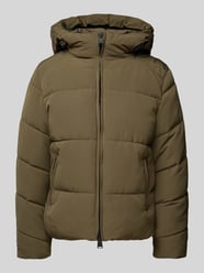 Steppjacke mit Kapuze von WITHBLACK Grün - 40