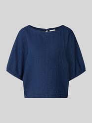 Relaxed Fit Kurzarmbluse aus reiner Baumwolle von s.Oliver RED LABEL - 42