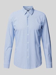 Slim Fit Business-Hemd mit Kentkragen von BOSS Blau - 18