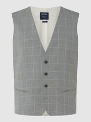 Slim fit gilet met stretch  van MCNEAL Grijs / zwart - 19