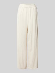 Wide Leg Stoffhose mit elastischem Bund von Jake*s Casual Beige - 31