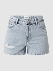 Korte mom fit jeans van katoen, model 'Jagger' van Only Blauw / turquoise - 34