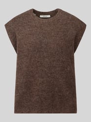 Relaxed Fit Pullunder aus Woll-Mix Modell 'LULU' von Selected Beige - 36