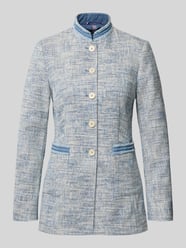 Blazer mit Stehkragen und aufgesetzten Eingrifftaschen von White Label - 10