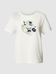 T-Shirt mit Motiv-Print von Tom Tailor Beige - 43