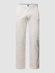 Chino met Franse steekzakken, model 'DENTON' van Tommy Hilfiger Grijs / zwart - 46