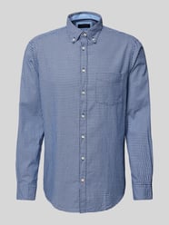 Freizeithemd mit Button-Down-Kragen von Christian Berg Men Blau - 15