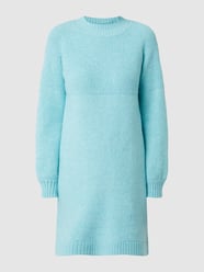 Sukienka z dzianiny z raglanowymi rękawami od Tom Tailor Denim Niebieski - 5