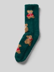 Socken aus elastischem Material-Mix Modell 'Bär' von CAPELLI NEW YORK - 1