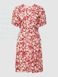 Knielanges Kleid aus reiner Viskose Modell 'Alais' von Atelier Reve Rot - 27