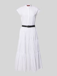Maxi-jurk met opstaande kraag, model 'BAIRO' van Max Mara Studio - 12