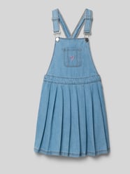 Rozkloszowana sukienka jeansowa z czystej bawełny od s.Oliver RED LABEL - 46
