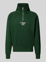 Sweatshirt mit Stehkragen und Reißverschluss von PROHIBITED - 1