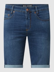 Jeansshorts mit Stretch-Anteil Modell 'Jog'n Bermuda' von MAC Blau / Türkis - 40