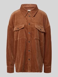 Relaxed fit overhemdblouse van corduroy, model 'PADOW' van Gestuz - 35