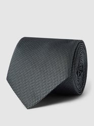 Krawatte mit Allover-Muster von BOSS Grau - 12
