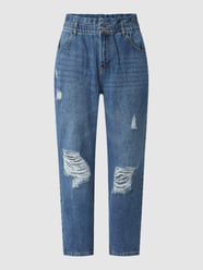 Loose fit jeans met viscose, model 'Lova' van Only Blauw - 29