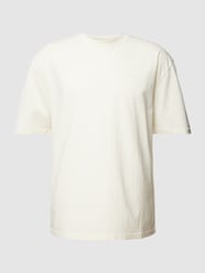 Oversized T-Shirt mit Label-Print von Pegador Beige - 20