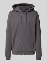 Sweatjacke mit Label-Print von Tommy Hilfiger Grau - 5