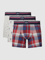 Boxershort met labelpatch in een set van 3 stuks van Jockey Grijs / zwart - 9