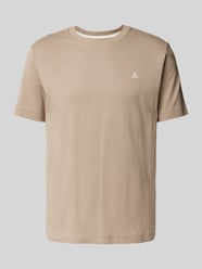 Regular Fit T-Shirt aus reiner Baumwolle mit Logo-Print von Marc O'Polo Beige - 33