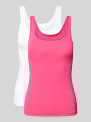 Tanktop met stretch in een set van 2 paar, model 'TWIN' van HUGO - 1