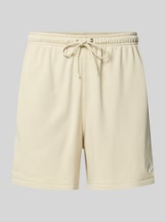 Shorts mit Label-Stitching und elastischem Bund von Nike Beige - 13