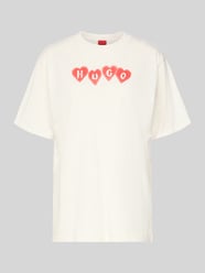 T-shirt o kroju regular fit z czystej bawełny model „VINTAGE TEE_22” od HUGO - 25