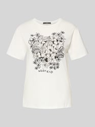 T-shirt o kroju relaxed fit z czystej bawełny model 'BORA' od Weekend Max Mara - 36