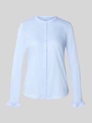 Bluse mit Mao-Kragen und Rüschenärmeln Modell 'Mattie' von MOS MOSH - 36