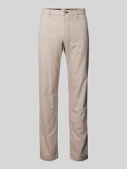 Modern fit chino met riemlussen, model 'Matthew' van JOOP! Jeans Beige - 2