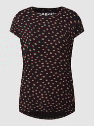 T-Shirt mit verlängerter Rückseite Modell 'Mimmy' von ALIFE & Kickin Grau / Schwarz - 41