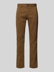 Slim Fit Chino mit seitlichen Eingrifftaschen von BOSS Orange Grün - 20