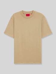Regular Fit T-Shirt aus reiner Baumwolle Modell 'DAPOLINO' von HUGO Beige - 26