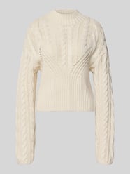 Sweter o kroju slim fit z efektem dzianiny model ‘Haysa’ od NOISY MAY® - 29