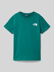 T-Shirt mit Logo-Print von The North Face Grün - 9