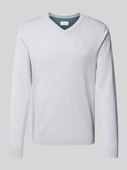 Regular Fit Strickpullover aus reiner Baumwolle von Tom Tailor Grau - 4