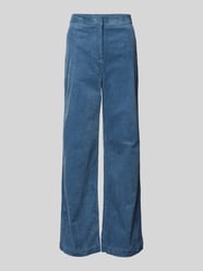 Wide Leg Cordhose mit Eingrifftaschen Modell 'Geggo' von MSCH Copenhagen Blau - 23