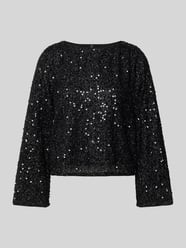 Regular fit shirt met lange mouwen met pailletten, model 'NAJA' van Vero Moda - 12