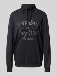 Sweatshirt mit Stehkragen und Tunnelzug Modell 'BANU' von Soyaconcept - 28