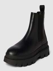Chelsea-boots van leer van Marc O'Polo Zwart - 29